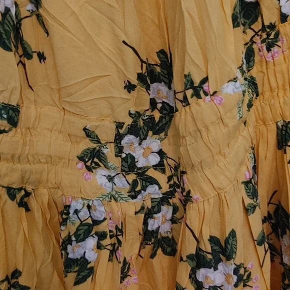 Matilda Jane Hooked on a Feeling yellow floral dress SZ.S NWT - Picture 4 of 5